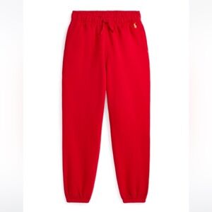 BNWT Girls Polo by Ralph Lauren Red Joggers Size 16